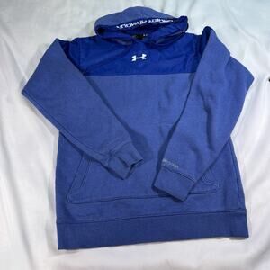 Men Under Armour Activwear Gym Casual Pullover STORM Hoodie‎ Royal Blue Small